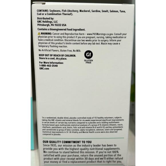 GNC Women's Multivitamin 50 Plus - General Well-Being - 60 caplets - Picture 4 of 4